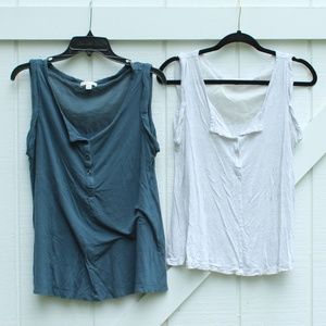 5/$25 🛍 Gap Maternity V Neck Tank Tops